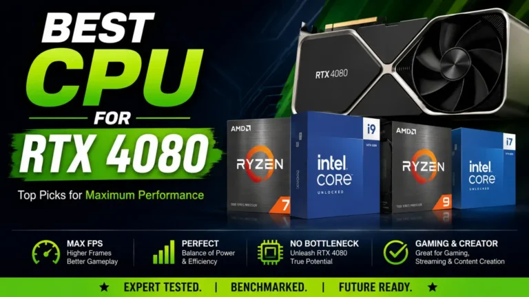 Best CPU for RTX 4080