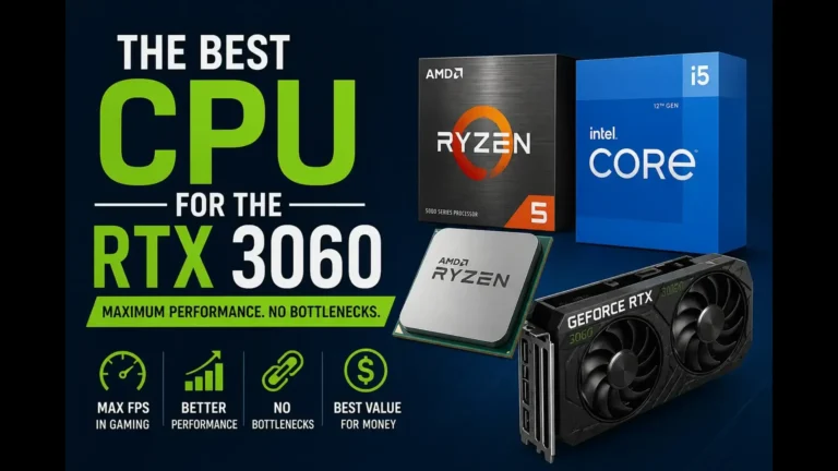 The Best CPU for the RTX 3060: The 1080p Sweet Spot 8 The Best CPU for the RTX 3060