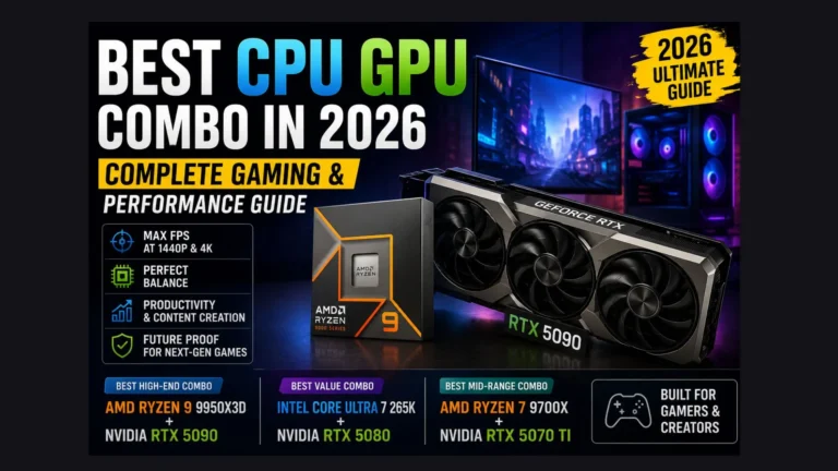 Best CPU & GPU Combos in 2026 5 BEST CPU GPU Combo